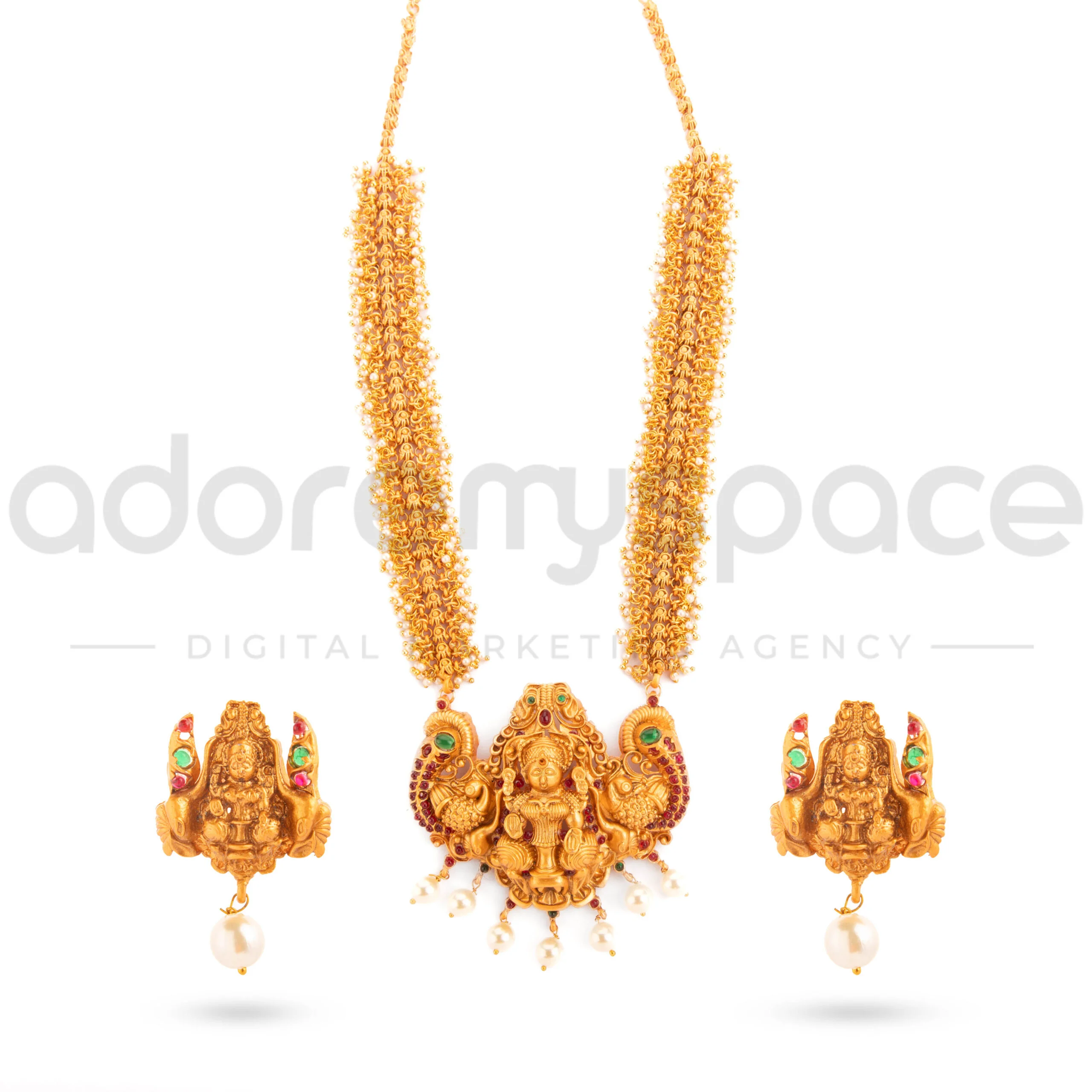 Luxurious and sophisticated jewelry design with intricate details