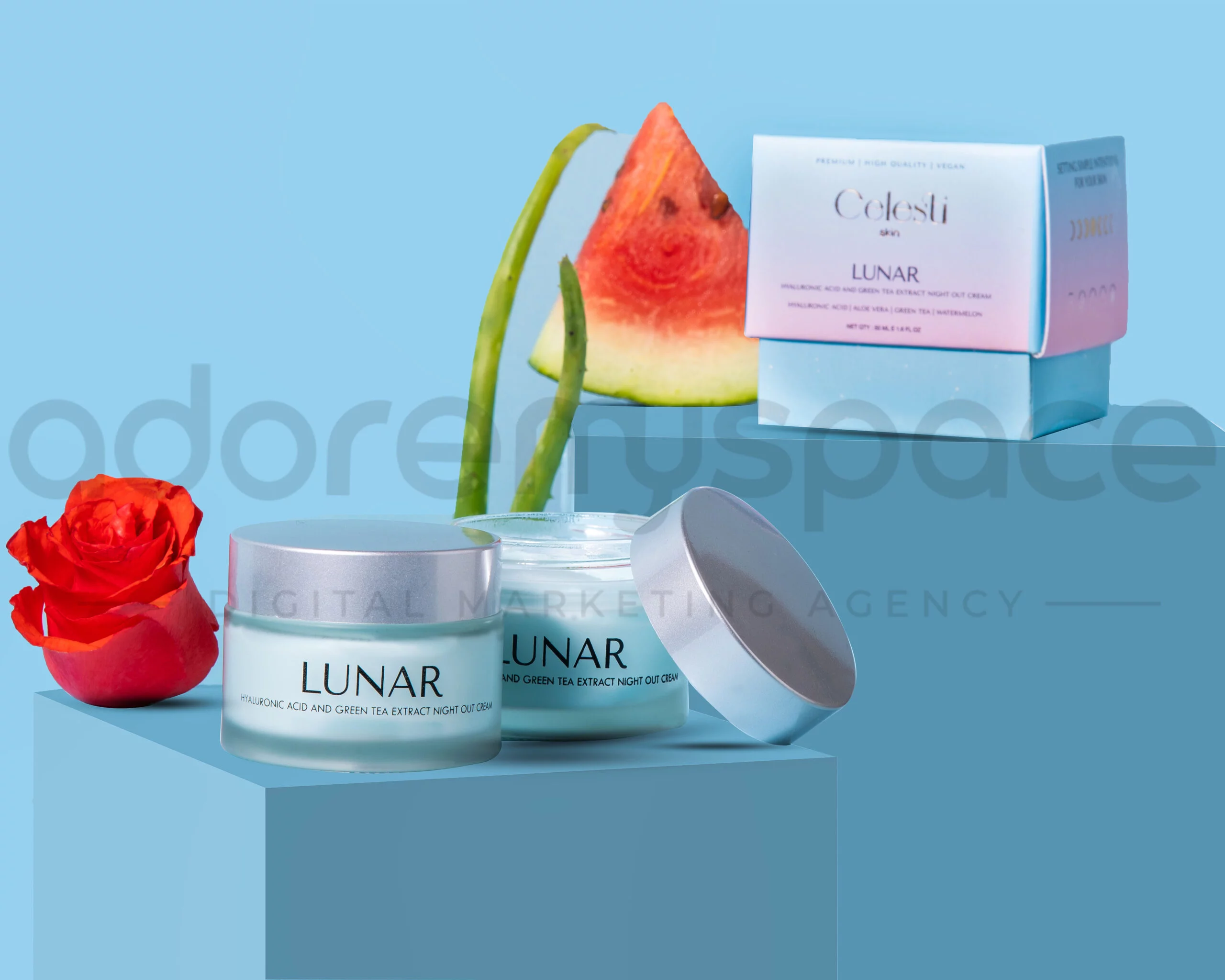 Elegant skincare product enriched with vitamins for radiant skin