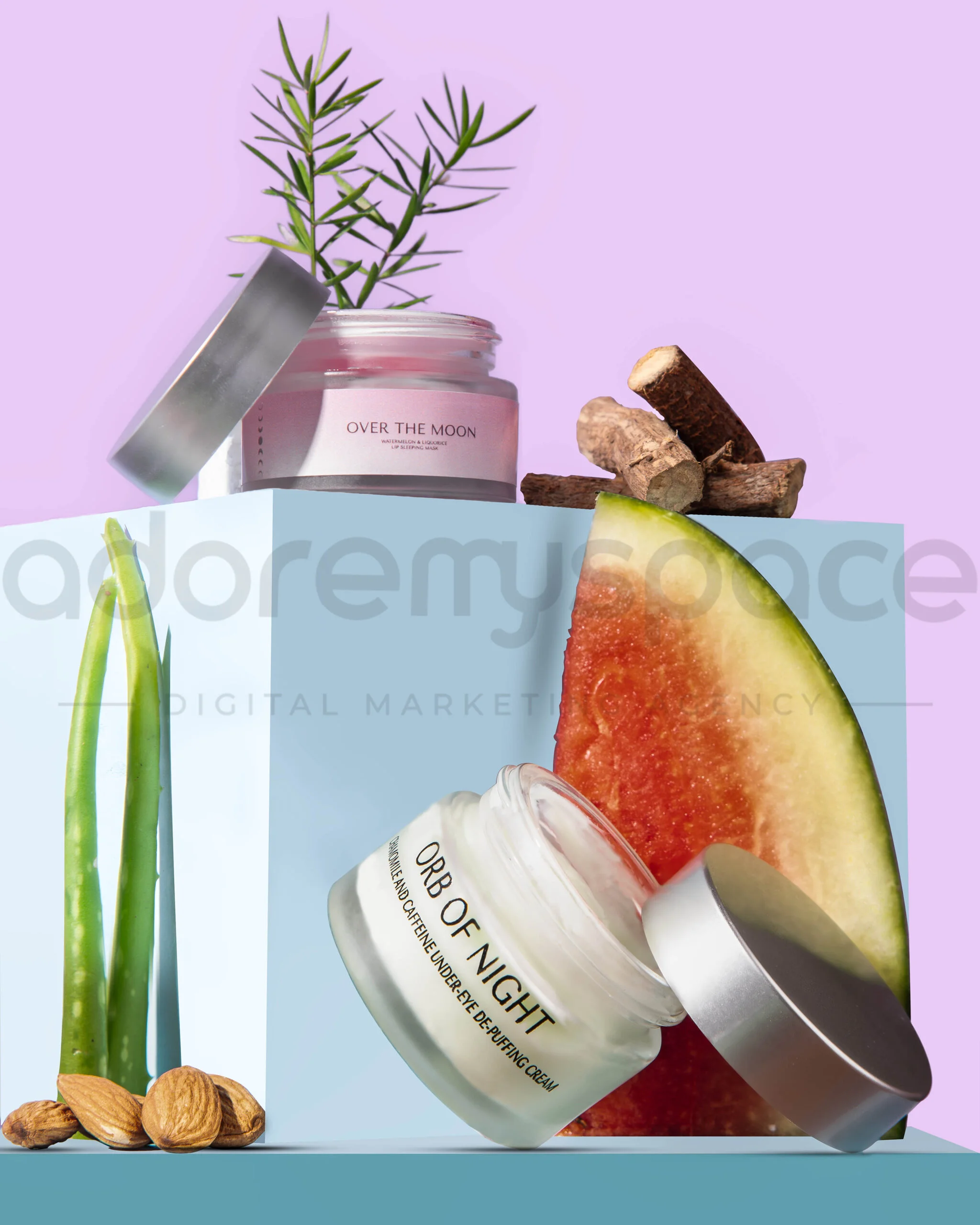 Elegant skin care moisturizer in a chic design