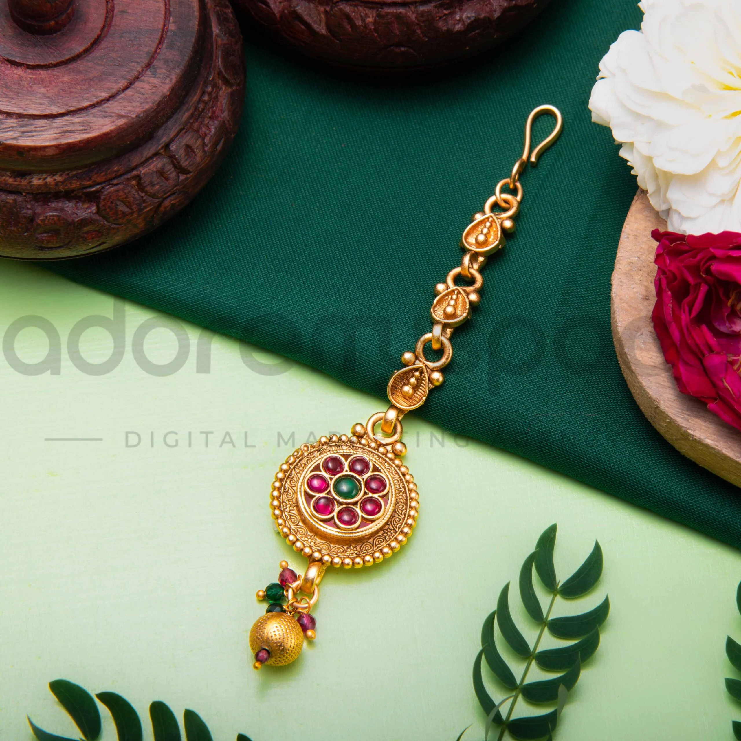 Jewellery design detailed in a high-end product shoot